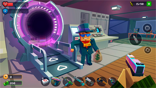 像素战斗：僵尸突袭-丁少资源库